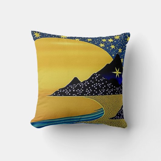 Mountain of Stars Poster クッション (正面)