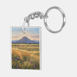 Mountain on the plain キーホルダー