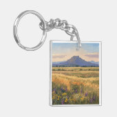 Mountain on the plain キーホルダー (正面左)