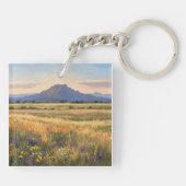 Mountain on the plain キーホルダー (裏面)