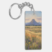Mountain on the plain キーホルダー (正面左)