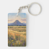 Mountain on the plain キーホルダー (裏面)