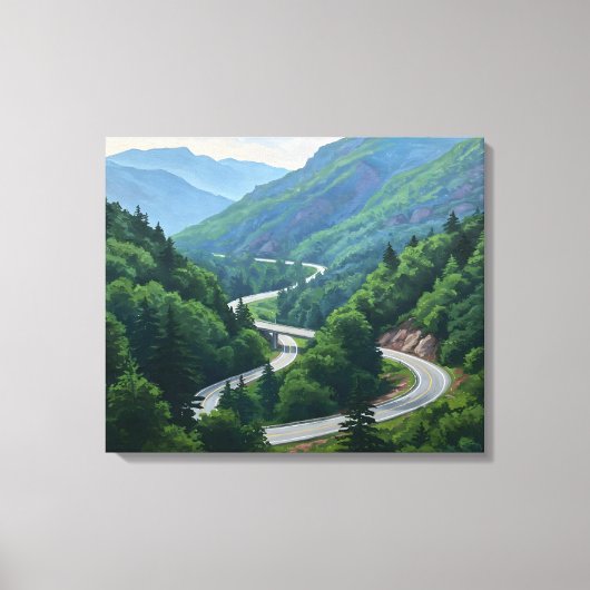 Mountain Pass キャンバスプリント (正面)