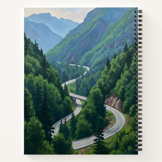 Mountain Pass ノートブック (裏面)