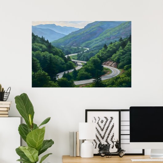 Mountain Pass ポスター (ホームオフィス)