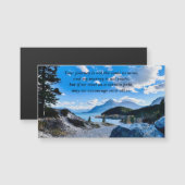 Mountain Path Photo Life's Journey Quote Magnet (正面/裏面)