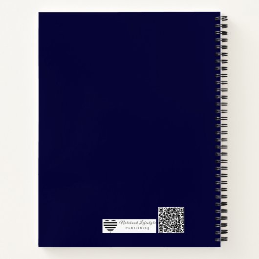 Mountain Perspective | Integrated Summit Typograph ノートブック (裏面)