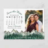 Mountain & Pineのカレン結婚ダー写真救日 案内ポストカード (正面)