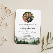 Mountain Pine 20 Wedding Anniversary Save the Date マグネット