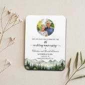 Mountain Pine 48 Wedding Anniversary Save the Date マグネット