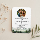 Mountain Pine 6 Wedding Anniversary Save the Date マグネット