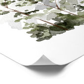 Mountain Pine Forest Wedding Welcome ポスター (角)