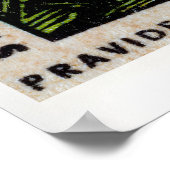 Mountain Range Czechoslovakia Mid-Century ポスター (角)