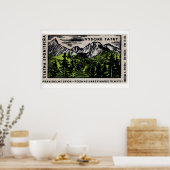 Mountain Range Czechoslovakia Mid-Century ポスター (キッチン)