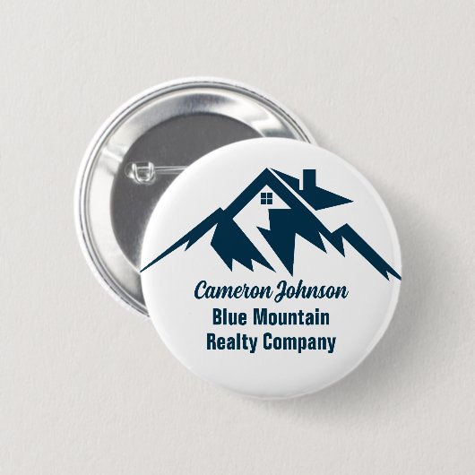 Mountain Real Estate Company Custom Marketing 缶バッジ (正面&裏面)