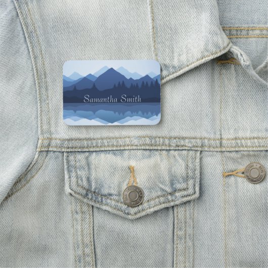 [Mountain Reflections]デザイン名タグ 名札 (インサイチュ)