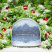Mountain Reflections Design Snow Globe (クリスマス)