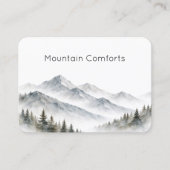 Mountain Rental Tour Guide QR Code Business Card 名刺 (正面)