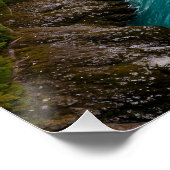 Mountain River Landscape ポスター (コーナー)