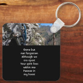 Mountain Rock Climbing Memorial Keepsake  キーホルダー (裏面)