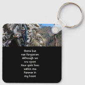 Mountain Rock Climbing Memorial Keepsake  キーホルダー (裏面)