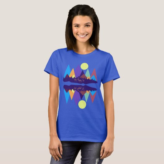 Mountain Scene #3 Tシャツ (正面フル)