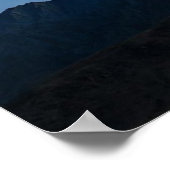 Mountain Scene Custom Family Name Established ポスター (角)