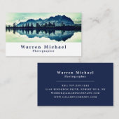 Mountain Shot,写真家,写真 名刺 (正面/裏面)