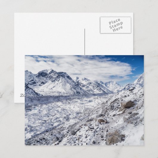Mountain Snow & Glacier (Himalayas) ポストカード (正面/裏面)