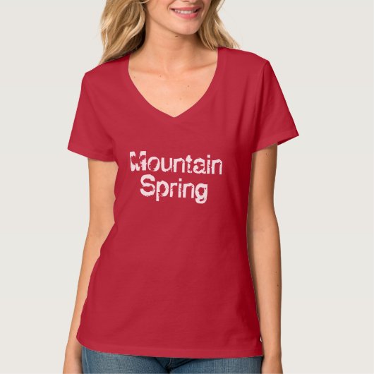Mountain Spring, a san Jose community Tシャツ (正面)