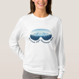 Mountain Style, Adventurous Mind – Ski Goggle Tシャツ