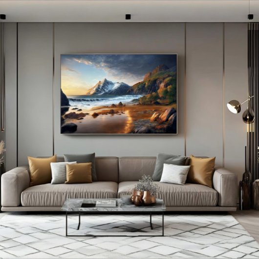 Mountain Sunset キャンバスプリント