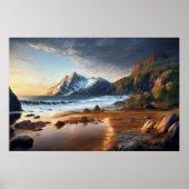 Mountain Sunset ポスター (正面)