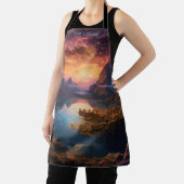Mountain Symphony:調和のとれた色彩のブレンド エプロン (インサイチュ)