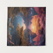 Mountain Symphony：調和のとれた色彩のブレンド タペストリー (正面(横))