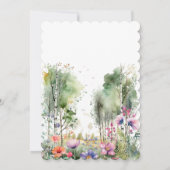 Mountain Thyme Wildflower Wedding Invitation 招待状 (裏面)