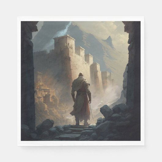 Mountain Town Siege スタンダードランチョンナプキン (正面)