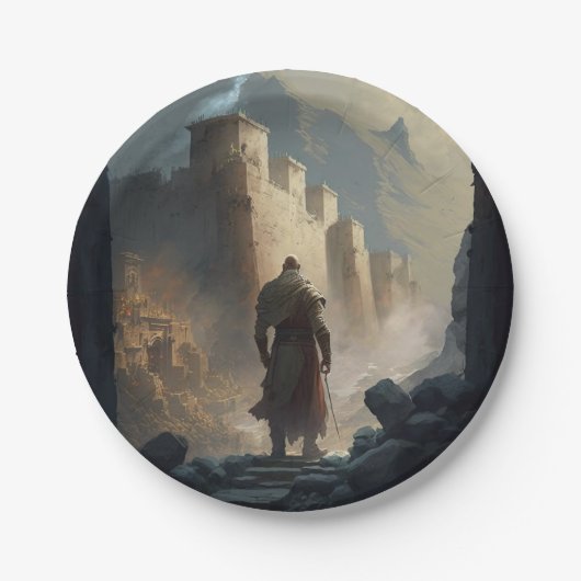 Mountain Town Siege ペーパープレート (正面)