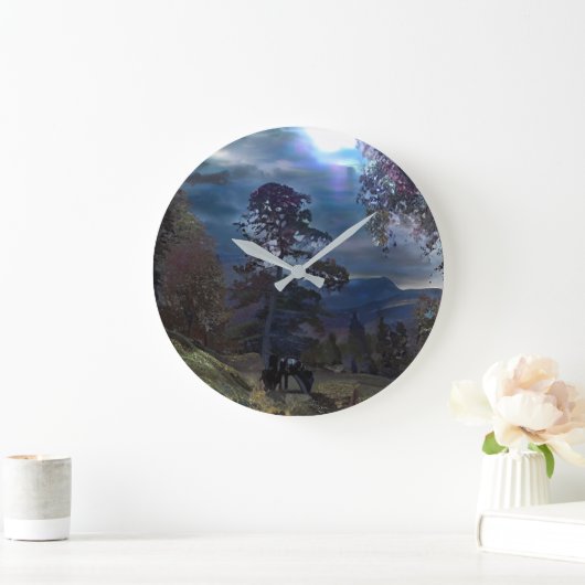 MOUNTAIN TRAIL ラージ壁時計 (ホーム)