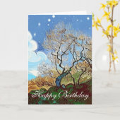  MOUNTAIN  TREE カード (黄色い花)