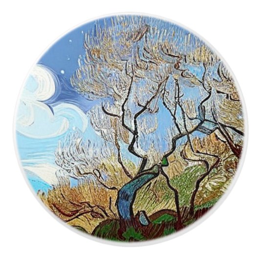  MOUNTAIN  TREE セラミックノブ (正面)