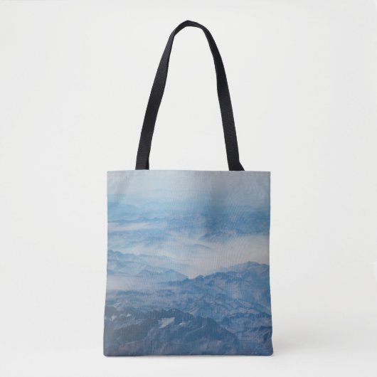 MOUNTAIN UNDER BLUE SKY AT DAYTIME トートバッグ (正面)
