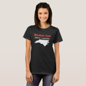 Mountain View and Bayshore North Carolina USA Stat Tシャツ (正面フル)