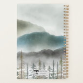 Mountain Watercolor Soft Cover Planner プランナー手帳 (裏面)