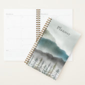 Mountain Watercolor Soft Cover Planner プランナー手帳 (ディスプレー)