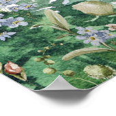 Mountain Wildflower | 結婚式テーブル席次表 ポスター (角)