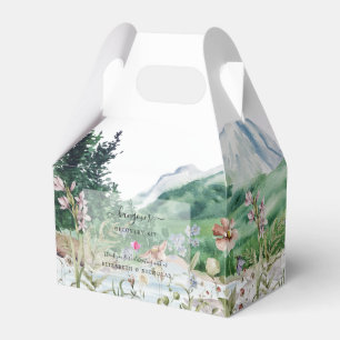 Mountain Wildflower 結婚式ハングオーバーキット フェイバーボックス