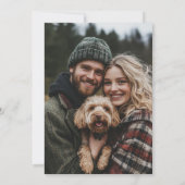 Mountain Wildflower Floral Meadow Wedding Photo 招待状 (裏面)