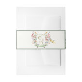 Mountain Wildflower Garden Invitation Belly Band 招待状ベリーバンド (正面例)