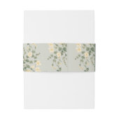 Mountain Wildflower Garden Invitation Belly Band 招待状ベリーバンド (裏面例)